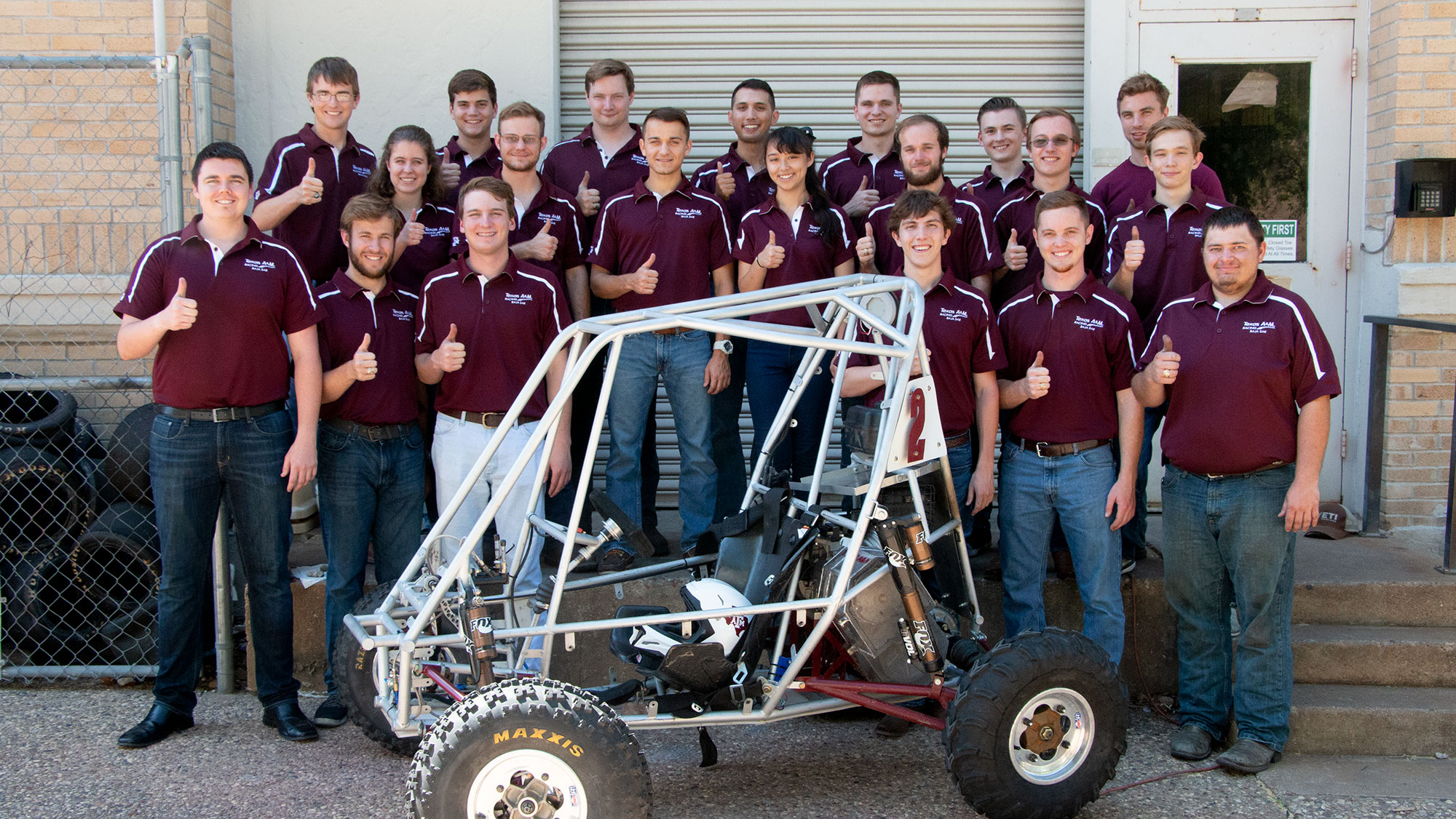 Texas A&M 2017-2018 Baja SAE team